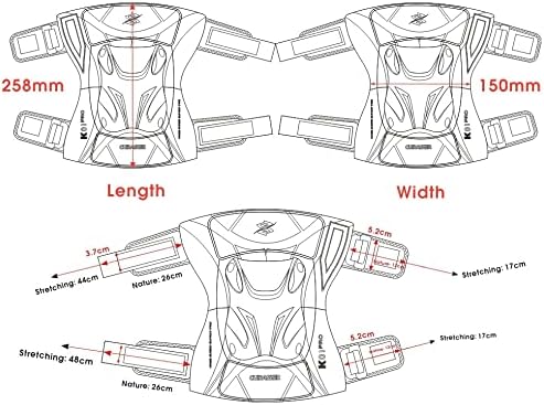 CCBUY Защитен наколенник за мотоциклет, коленете, за мотоциклет за Мотокрос, MX Протектор, Състезателни щитове, Защита на лакът