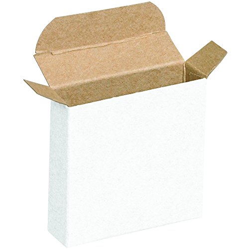 Изпрати Сега Сгъваеми картонени кутии SNRTD8W с обратна складкой, 6 x 4x 6, ширина 4 , Височина 6, дължина-6, бяла (опаковка от 200 броя)