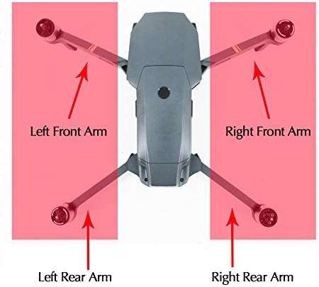 Резервни Части iMusk Моторници Лост Дубликат Ремонт на детайли за DJI Mavic Pro RC Quadcopter (Десен Заден Лост)