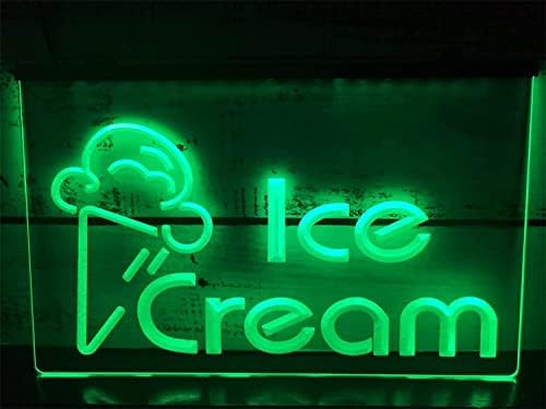 DVTEL Изработени по поръчка Led неонова реклама на магазин за сладолед, неонови светлини ресторант за бързо хранене с USB-възможност за