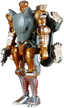 ВОЗРОЖДАЮЩИЕСЯ Метаморфни играчки: ММ-02, Деформируемая мобилна играчка Миши войн, Екшън-кукла, Робот-играчка е с височина 4 инча.