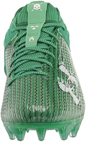 Мъжки футболни обувки на Under Armour Blur Smoke 2.0 с формованными шипове, (300) Team Kelly Green /Екип Кели Грийн/Бял, 10,5