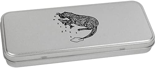 Метална Лидице кутия за съхранение на Azeeda 95 мм Видра с риба loops (TT00188200)