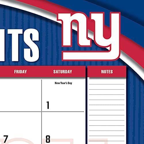 Настолен календар TURNER SPORTS New York Giants 2022 22X17 (22998061545)