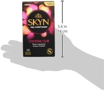 Ароматизирани Презервативи премиум-клас SKYN Cocktail Club, 10 броя