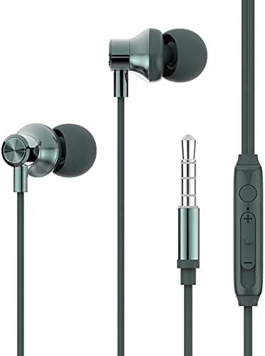 Слушалки с кабел, Hi-Fi Sound Слушалки Хендсфри Слушалка Микрофон Метални ушите, Съвместими с Sonim XP3