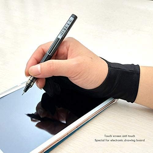 Рисунка на два пръста - Професионален художник Рисува с два пръста за таблет Light Pad е Практично - Професионален процес с черен