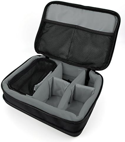 Защитен черно и сиво чанта за игра на мишката DURAGADGET EVA - Съвместим с безжична геймърска мишка VicTsing CA32