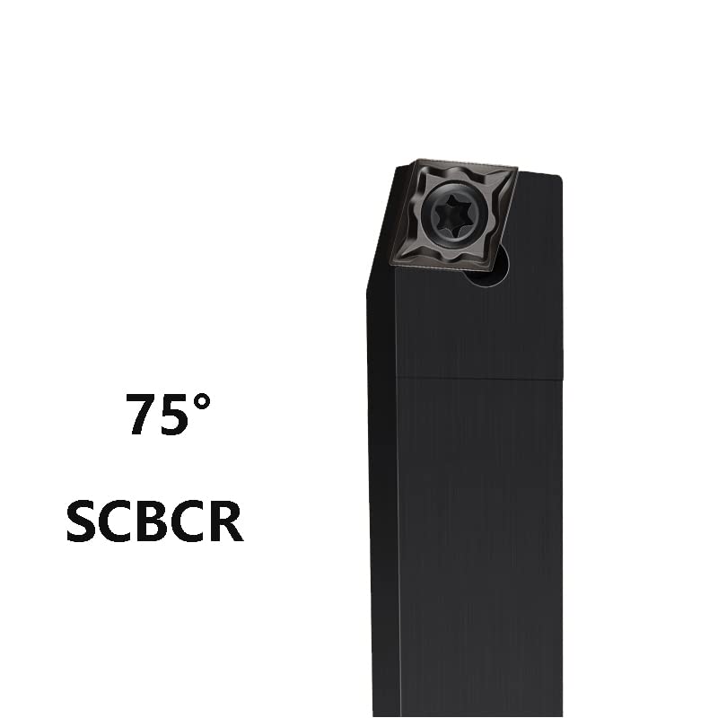 LIHAOPING SCBCR/L 5/16Композитни Външен Притежателя на струг инструмент на Винт Тип 75° Притежателя на струг с ЦПУ С квадратна