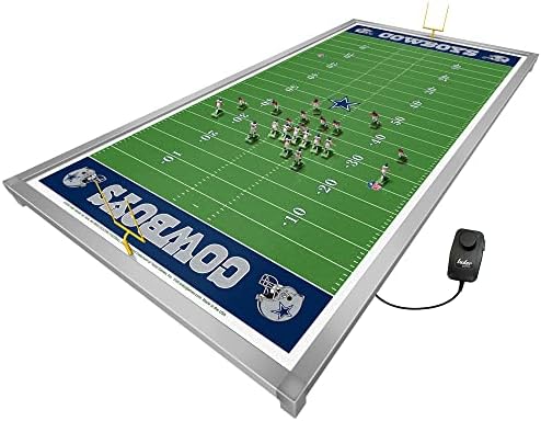 Комплект за електрически футбол Tudor Games Далас Каубойс NFL Ultimate - Алуминиева рама, на Полето 48 x 24 инча