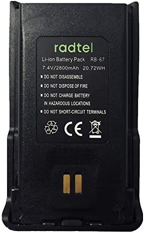 Оригинална Литиево-йонна батерия РБ-67 7,4 ПО 2800 mah за двустранните Радиостанции Radtel RT-480 RT-67