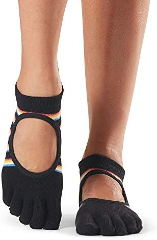 дамски компресия чорапи Зоя Performance с пет чорапи toesox за спорт, фитнес, джогинг и възстановяване