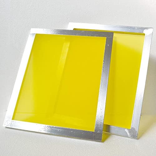 ПРИДОБИВАМЕ 6 БР Рамка за ситопечат 20 x 24 Окото Предварително растянутая Алуминиева Рамка Вътрешен размер 17x21 см (жълта окото 200