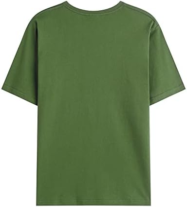 Тениска за Мъже, Ежедневни Лятна Тениска с Къс Ръкав, Графична Тениска с Кръгло деколте, Модерни Плажни Ризи с Принтом Палми,