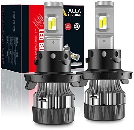 Alla Lighting S-HCR 2018 най-Новата версия на led лампи H13 Висока мощност 10000Lm Универсална led крушка H13 9008 led лампи H13, 3200