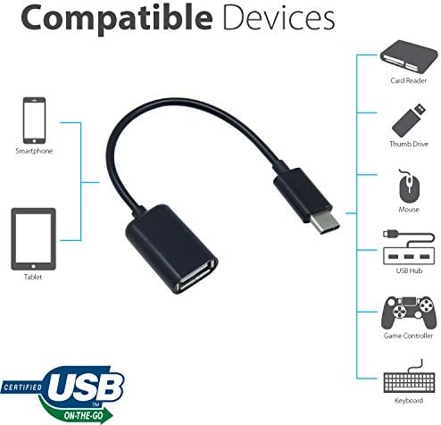Адаптер за USB OTG-C 3.0, съвместим с вашия LG Tone Style HBS-SL5, осигурява бърз, доказан и многофункционално използване на функции като например
