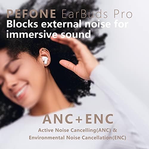 Безжични Слушалки LADUMU Earbud Pro Зарядно Устройство за Портативни Слушалки Безжични Интерактивни Мини Настоящите Безжични Невидими Леки