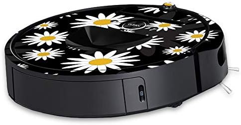 Кожата MightySkins е Съвместима с робота-прахосмукачка iRobot Roomba i7 - Маргаритки | Защитно, здрава и уникална Vinyl стикер-опаковка