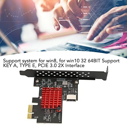 USB3.2 GEN2 Предната карта за разширяване Type E, 10 Gbit/s и USB Адаптер на предния панел Подкрепа A Type E 2X PCIE 3.0 Интерфейс карта