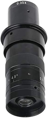 Обектив промишлени монокулярного микроскоп KOPPACE 22X-143X 0.35 X Окуляр 0.7 X 4.5 X С увеличение, 25 mm C-Mount Обектив