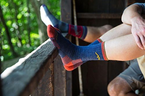 Адски Здрава Възглавница за чорапи Vermont мъжки Hiker от Мериносова Вълна Micro Crew Socks