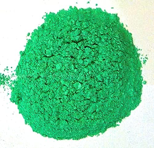 Degussa Electric Neon Green - Калциев мед Мед (II) Карбонат на медта - Пигмент за оцветяване на керамика, произведен в Германия, Фаянсовый
