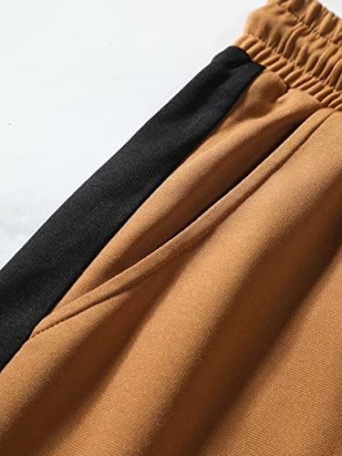 FIOXA / Мъжки облекла от две части, Мъжка тениска с цветни блокчета и къси панталони с завязками на талията (Цвят: многоцветен,