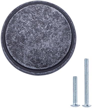Дръжката на гардероба с широк Горния пръстен на Basics Modern, диаметър 1,52 инча, Старото Сребро, 25 броя в опаковка