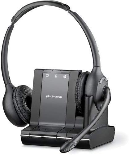 Безжична слушалка Plantronics Savi W720 с няколко устройства (Сертифицирана възстановена)
