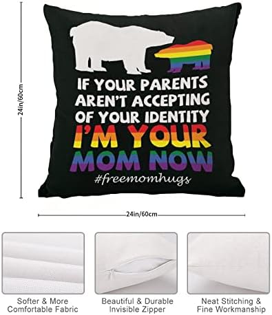 Калъфка за възглавници, Сега Съм майка Ти, Мечка, Детска Калъфка за гейовете, Гордост, Гей, Лесбийка, един и същи пол ЛГБТК,