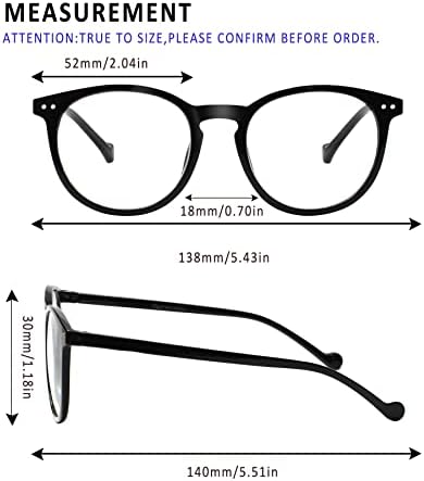 Дамски очила за четене Kerecsen, 5 опаковки, с кутия пролетта на електрически вериги, модерни кръгли дамски очила за четене