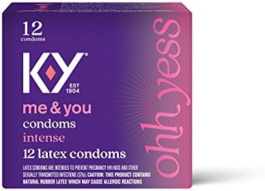 Тънки латексови презервативи, K-Y Me & You Intense - Лубрикант на водна основа, усиливающая усещане за изтръпване при Нея и естествена