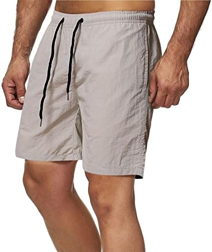 Мъжки къси Панталони, Мъжки Ежедневни Класически Намаляване на Летни Плажни Шорти на съвсем малък с Джобове за Эластичном колана