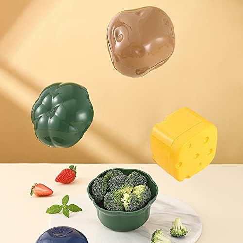 WASERCE Кухненски Торби за Многократна употреба, Кутии За съхранение на Херметически затворени Консервирани плодове и Зеленчуци, Пластмасови