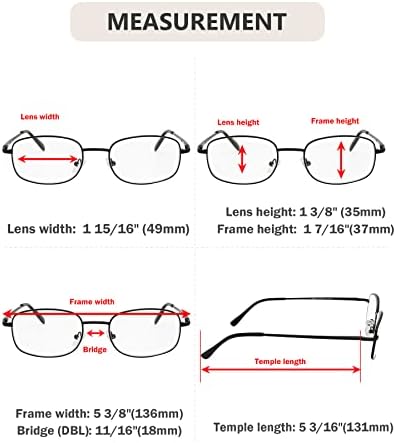 Очила за четене Eyekepper за Мъже И Жени, 3 Чифта Очила за Четене