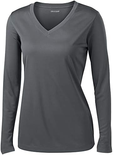 Дамска спортна Риза Joe's USA с дълъг ръкав, Впитывающая Влагата, Размери XS-4XL