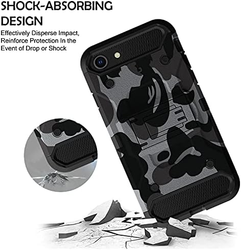 Седалките DuraSafe за iPhone 6 iPhone Plus 6s Plus 5,5 [2014/2015] A1522 A1524 A1593 A1634 A1687 A1699 устойчив на удари Тънък Защитен калъф