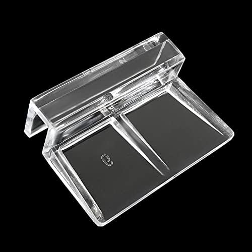 Cionyce 20 Опаковки Скоби за капаци на Аквариума САМ Притежателя на Капака на Аквариума Прозрачна Акрилна Поставка за Аквариум