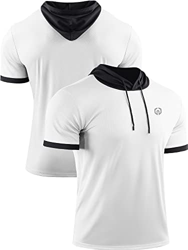 Мъжка спортна риза NELEUS Dry Fit Performance с Качулки