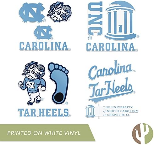 Стикер на Университета на Северна Каролина UNC Tar Heels Chapel Hill Vinyl Етикет На Бутилка с вода За лаптоп, Кола Албум