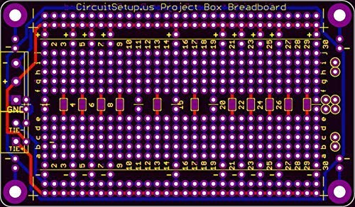 Паяемая печатна платка CircuitSetup за електроника, RaspberryPi, ESP8266, ESP32 за създаване на прототипи - 3,78 x 2,2 (96x56