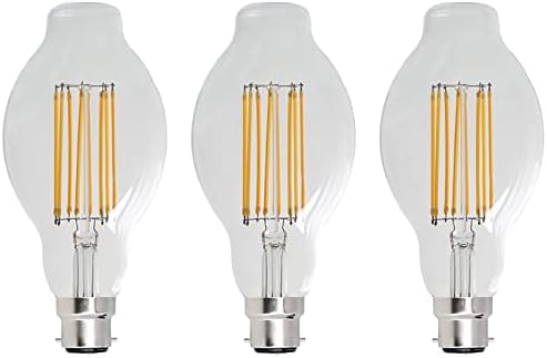 B22 Реколта Led Лампа 12 Вата под формата На Лампа, Крушка с нажежаема жичка от 100 W, Еквивалент на Халогенна крушка,