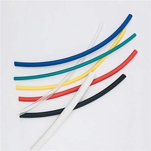 1 Метър 5 мм-180 мм Свиване тръба, термоусаживаемая, 7 цвята, комплекти проводници за тайна тръби 2: 1 (Цвят: ЖЪЛТ, вътрешен