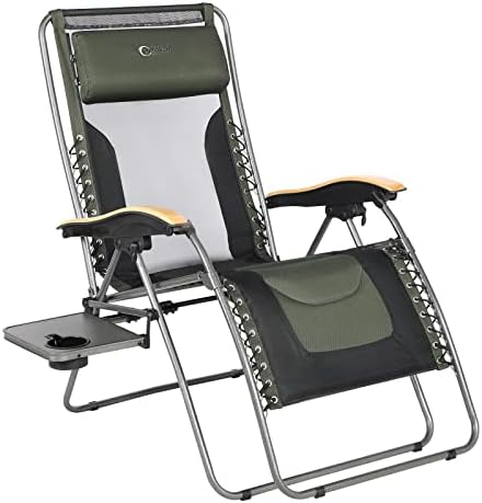 ПОРТАЛНИ стол с нулева гравитацията, Откидывающееся стол, Сверхмощное Складное стол за почивка, Поддръжка голям капацитет