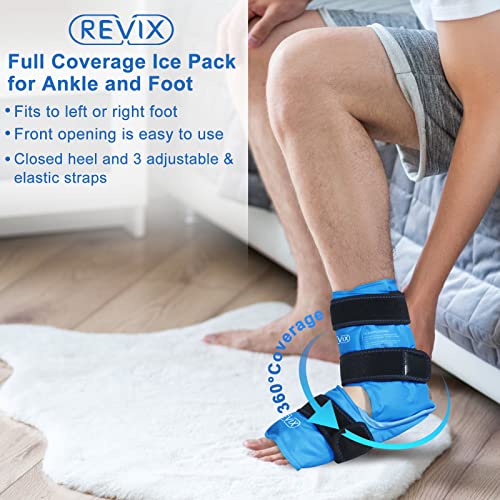 REVIX Компрес за лед на колене със Студен компрес и ледено студена обвивка на глезените на краката за Многократна употреба