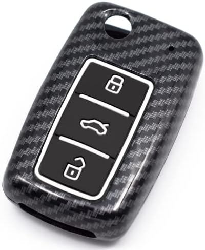 Калъф-ключодържател TANGSEN Smart, който е Съвместим с Volkswagen VW Beetle CC EOS, Jetta, Golf GTI, Jetta, Passat, Phaeton R32 Rabbit