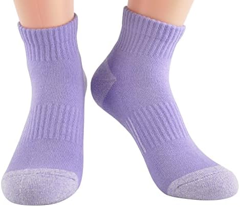 Спортни чорапи за джогинг Глезените CLDJOIT, Неизмита Памучни Работни Чорапи за Разходки, многоцветни Чорапи за Жени (6 двойки)