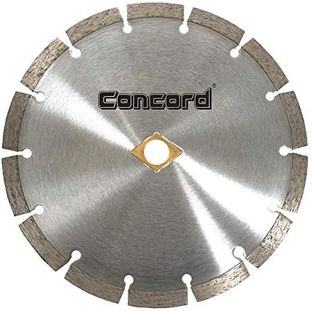 Concord Blades SSB045A10CP 4-1/2 Сегментированное диамантен нож с общо предназначение премиум-клас за рязане на бетон, тухли,