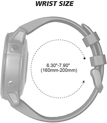 AHGDDA Силикон Быстроразъемный Каишка За Часовник Въжета За Garmin Fenix 7 7X7S Smartwatch Easyfit 20 22 26 мм и Каишка За