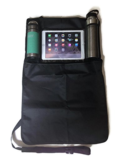 Най-добър органайзер за задната седалка на автомобила с притежателя на таблет, джоб за сензорен екран за Android, I-Pad и много